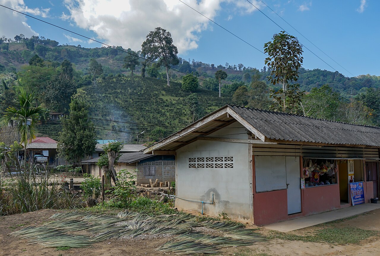 Thai mountain landscape, photographed by Nina R.